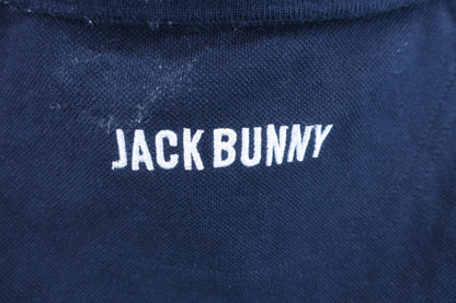 Jack Bunny(ジャックバニー) ノースリーブポロシャツ 紺 レディース 0 B