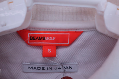 BEAMS GOLF(ビームスゴルフ) ノースリーブポロシャツ 白青赤ボーダー レディース S N