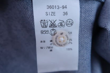 【未使用品】ZOY(ゾーイ) ポロシャツ グレー赤 レディース 36 ゴルフウェア 2305-0207 新品
