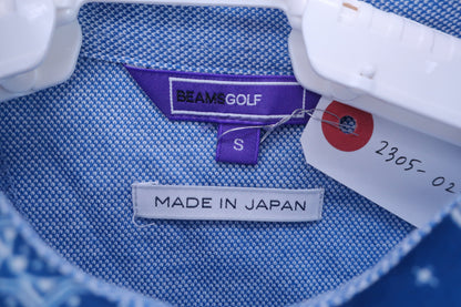 BEAMS GOLF(ビームスゴルフ) ノースリーブポロシャツ 青 レディース S A