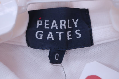 PEARLY GATES(パーリーゲイツ) ポロシャツ 白紺赤ウサギ柄 レディース 0 A