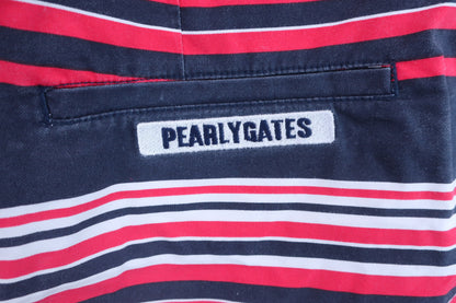 PEARLY GATES(パーリーゲイツ) スカート 紺赤白ボーダー レディース 0 B