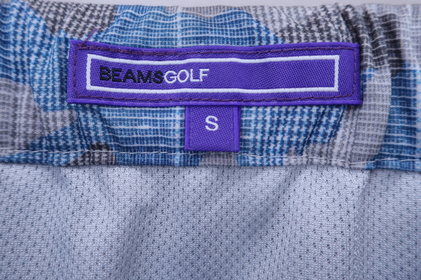 BEAMS GOLF(ビームスゴルフ) ナイロンスカート ブルーグレー系カモフラ柄 レディース S A