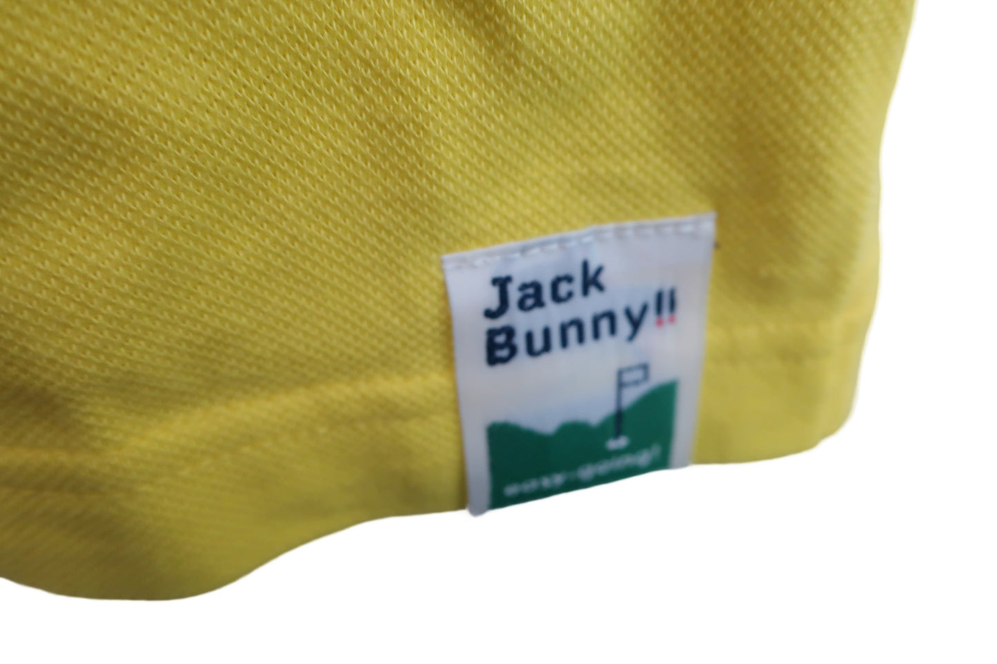 Jack Bunny(ジャックバニー) ノースリーブポロシャツ 黄色 レディース 0 B