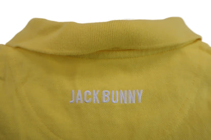 Jack Bunny(ジャックバニー) ノースリーブポロシャツ 黄色 レディース 0 B