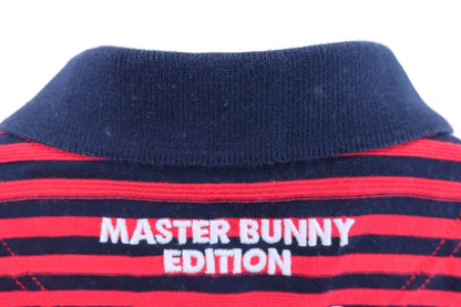 MASTER BUNNY EDITION(マスターバニーエディション) ポロシャツ 赤紺ボーダー レディース 0 A