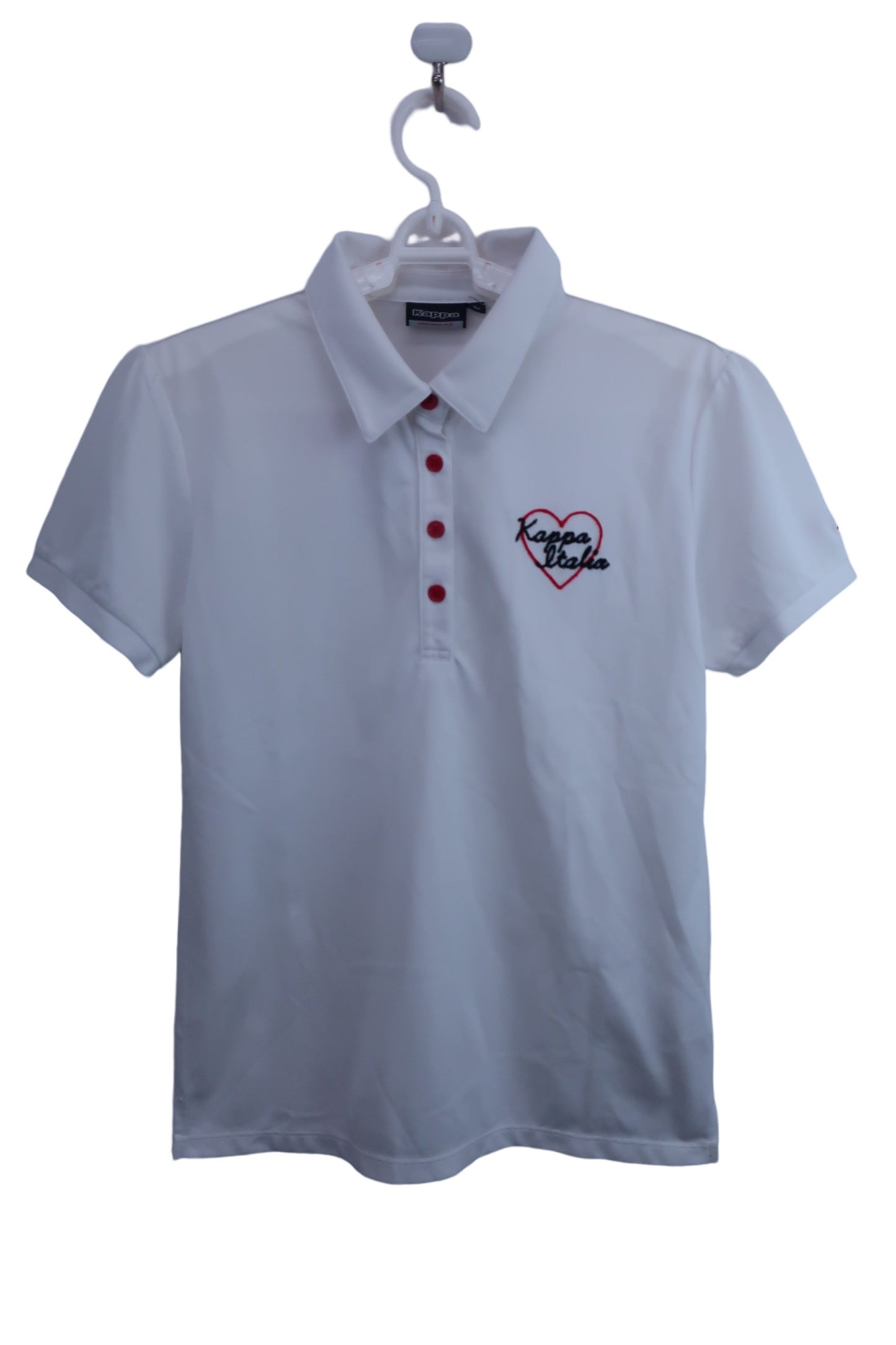 【美品】Kappa ポロシャツ 白 レディース L ゴルフウェア 2306-0009 中古