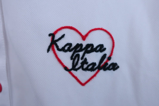 【美品】Kappa ポロシャツ 白 レディース L ゴルフウェア 2306-0009 中古