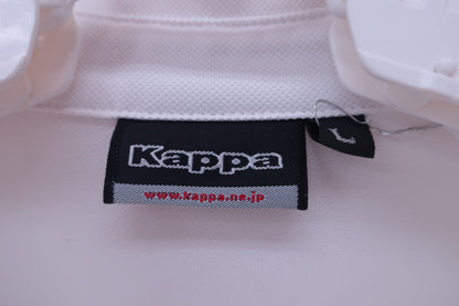 【美品】Kappa ポロシャツ 白 レディース L ゴルフウェア 2306-0009 中古