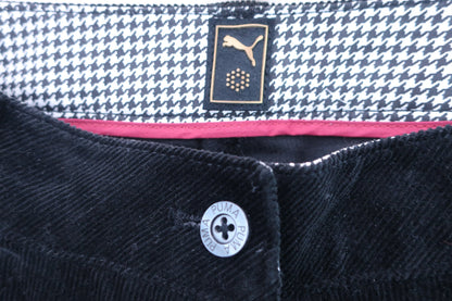 PUMA GOLF(プーマゴルフ) コーデュロイパンツ 黒 レディース M B