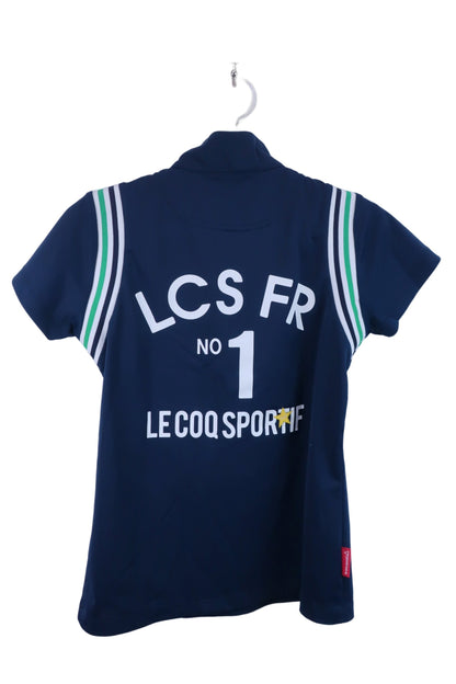 le coq sportif(ルコックスポルティフ) ハーフジップシャツ 紺 レディース M A