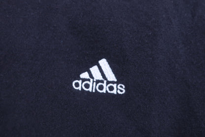 adidas(アディダス) ハーフジップシャツ 黒 レディース S/P B