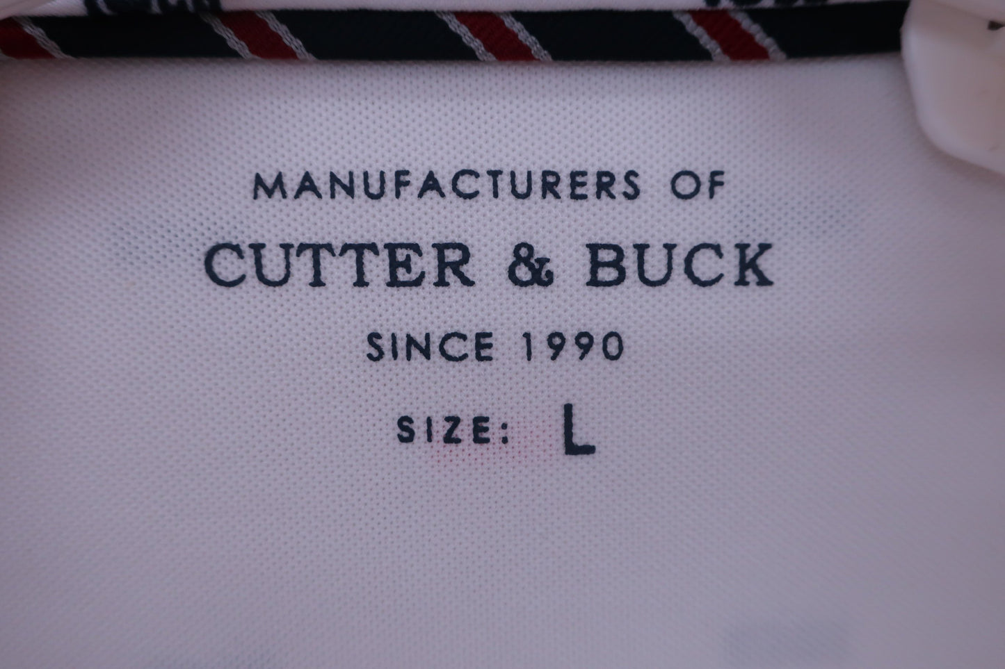 CUTTER&BUCK(カッター＆バック) ポロシャツ 白 メンズ L A