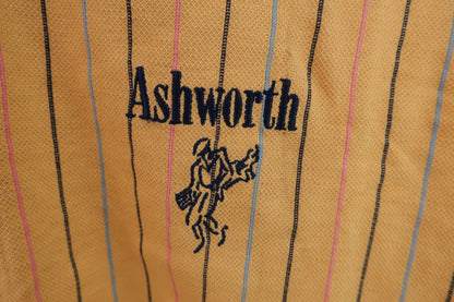 ASHWORTH(アシュワース) ポロシャツ 黄色 メンズ L B