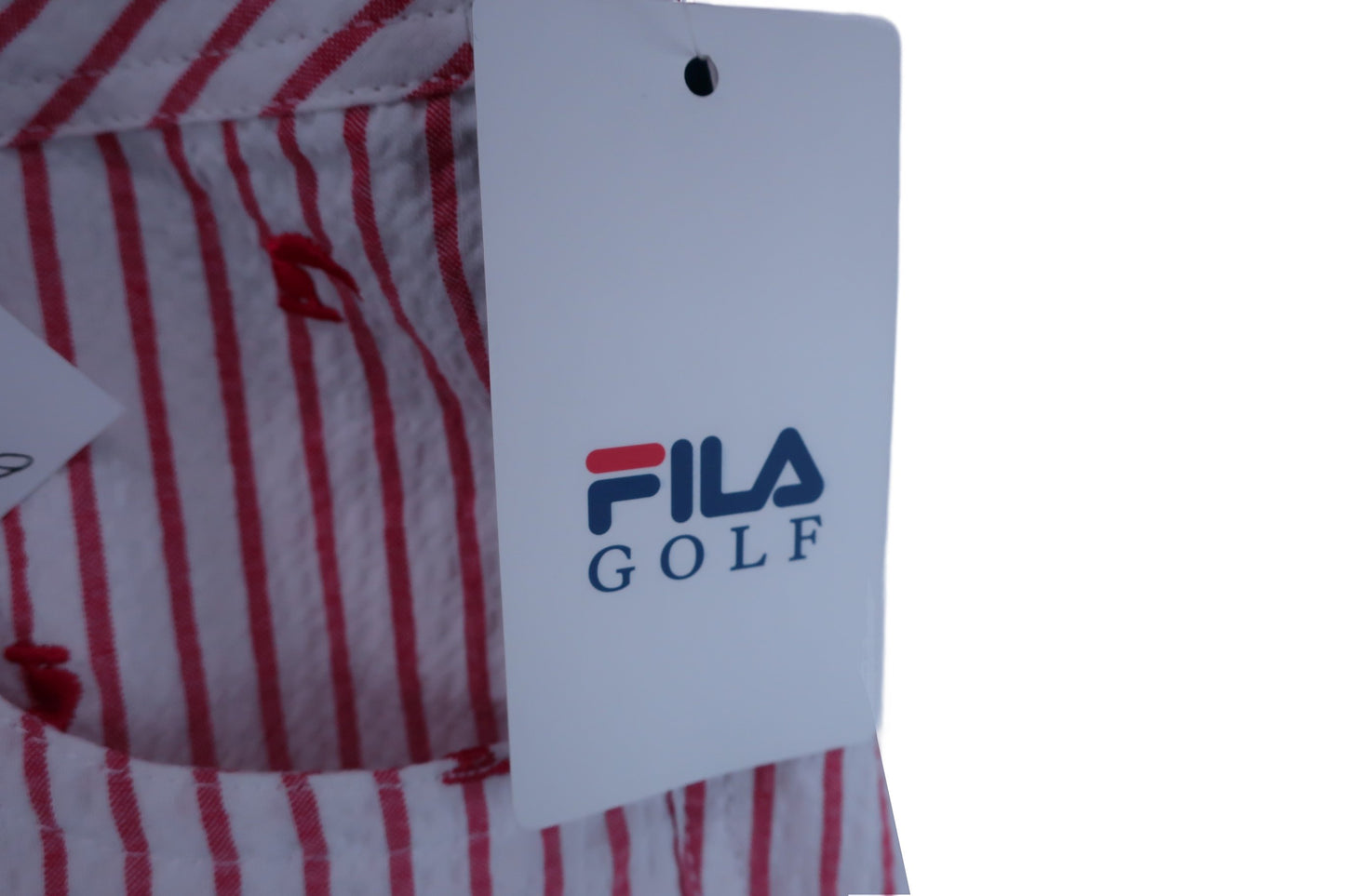 FILA GOLF(フィラゴルフ) ショートパンツ 白赤ストライプ レディース S N