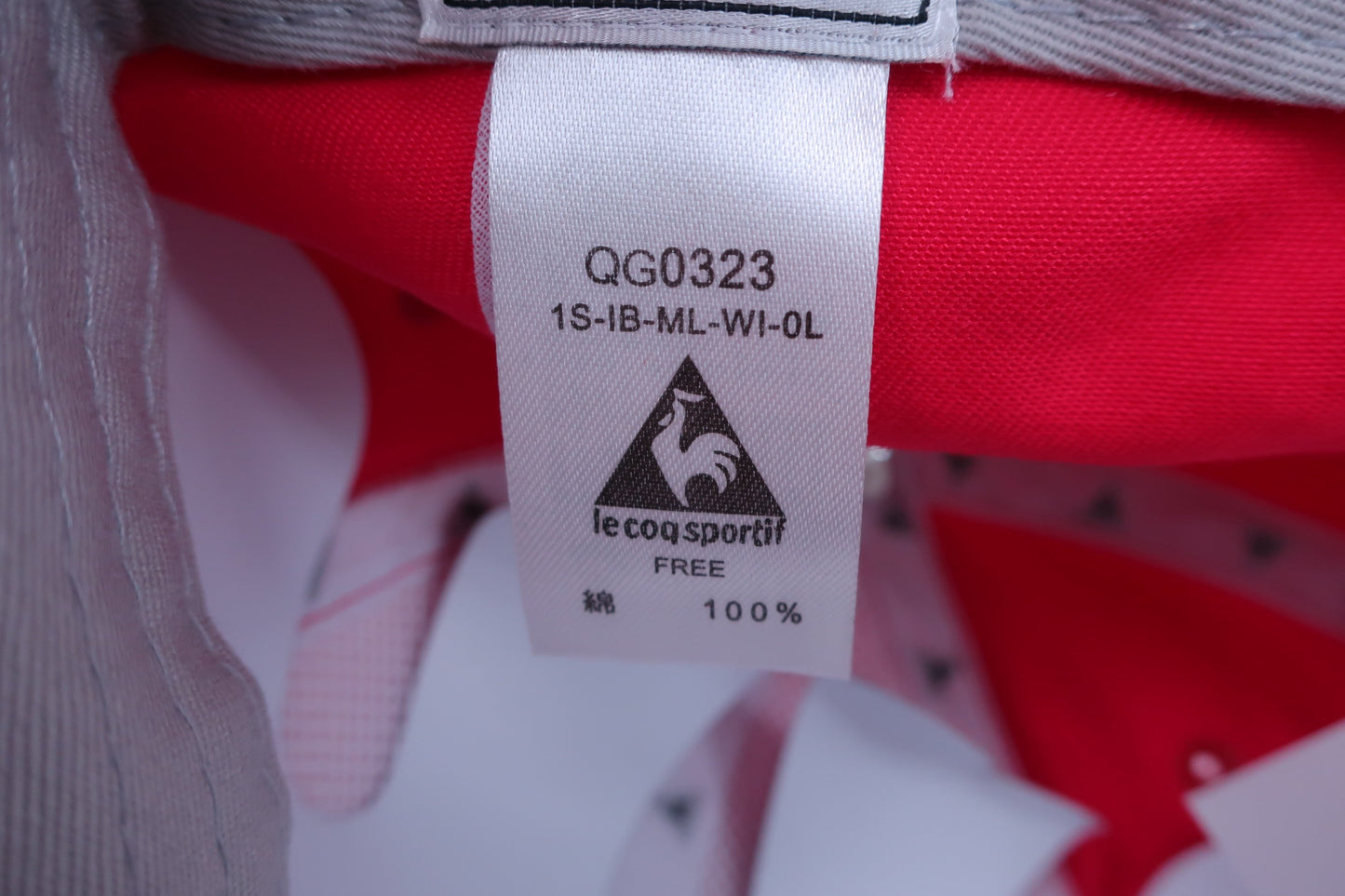 【新品】le coq sportif(ルコックスポルティフ) キャップ 赤 レディース フリーサイズ ゴルフ用品 2307-0066 新品