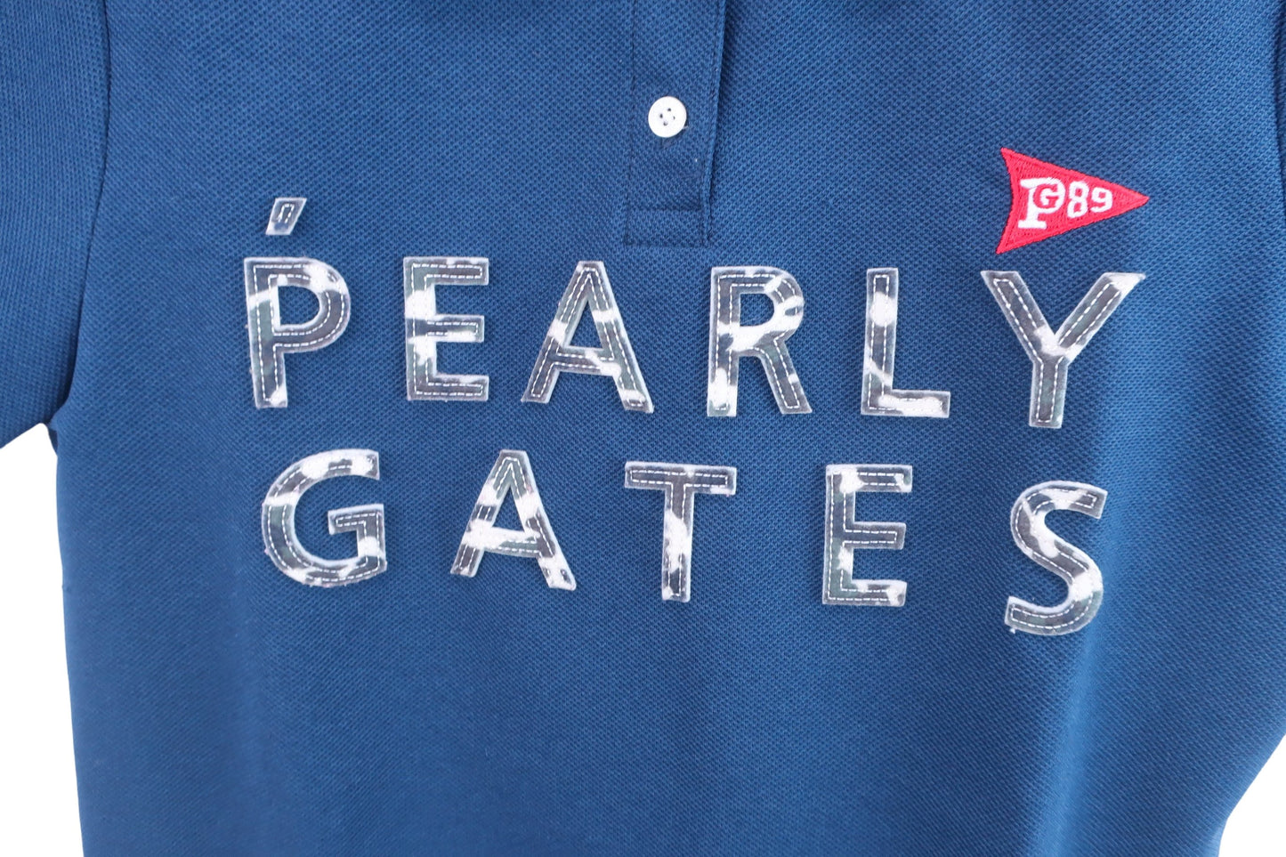 PEARLY GATES(パーリーゲイツ) ポロシャツ 青系 レディース 0 055-9260754 A