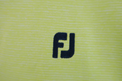 FOOTJOY(フットジョイ) ハーフジップシャツ 黄緑 メンズ S JP-BE-186 A