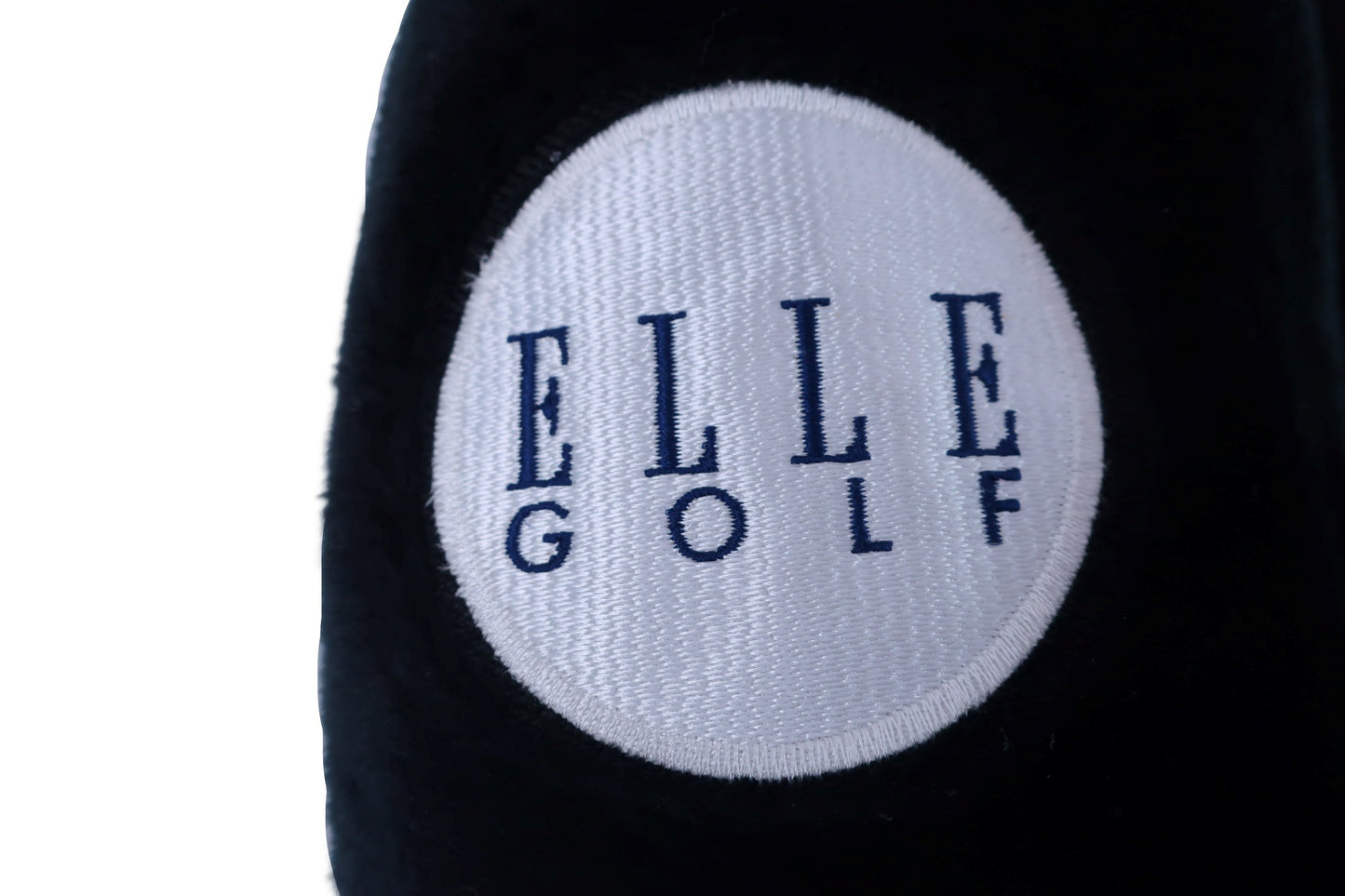 ELLE GOLF(エルゴルフ) ヘッドカバー 黒 1W /3W用 ドライバー用 FW用 フェアウェイウッド用 A