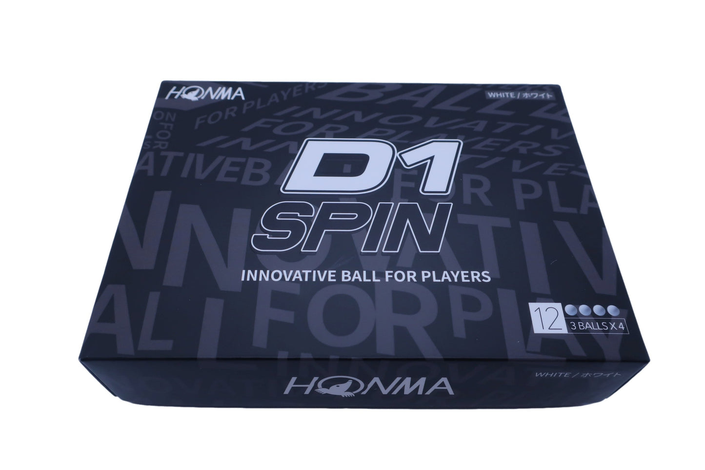 HONMA GOLF(本間ゴルフ) ゴルフボール 白 1ダース D1 SPIN BT2301 N