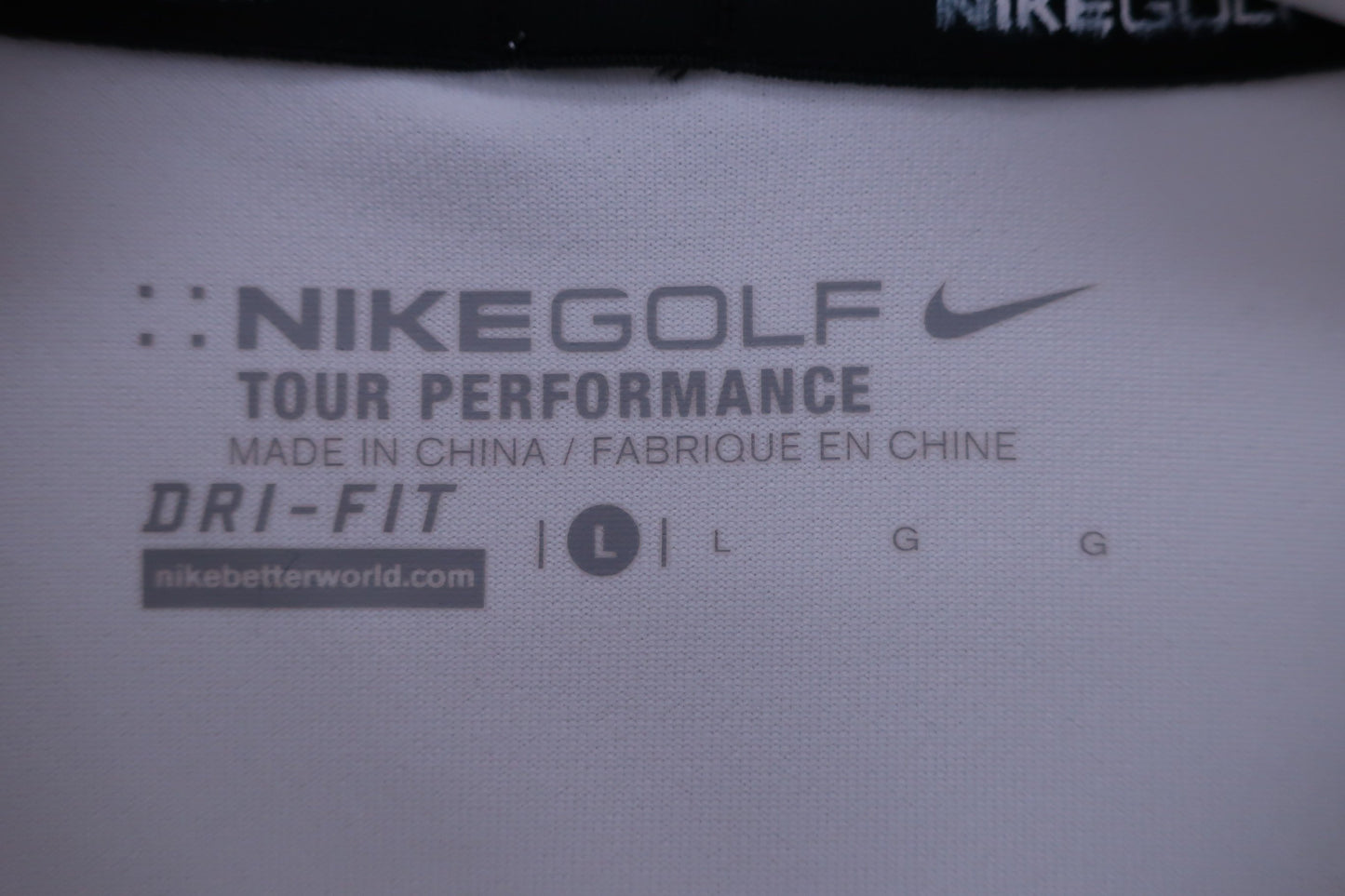 NIKE GOLF(ナイキゴルフ) ポロシャツ 白 メンズ L A