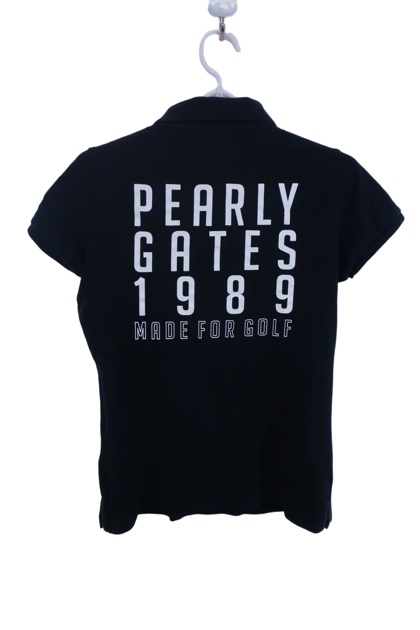 PEARLY GATES(パーリーゲイツ) ポロシャツ 黒 レディース 1 055-160228 B