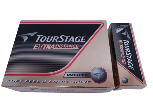 TOURSTAGE(ツアーステージ) ゴルフボール 白 1ダース+1スリーブ EXTRA DISTANCE N