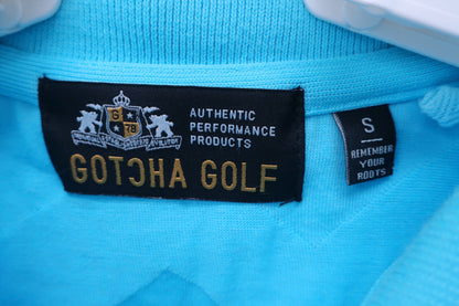 GOTCHA GOLF(ゴッチャゴルフ) ポロシャツ 水色 メンズ S A