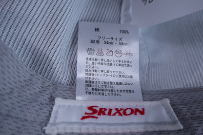 【美品】SRIXON(スリクソン) キャップ ヒッコリー柄 レディース フリーサイズ ゴルフ用品 2310-0276 中古