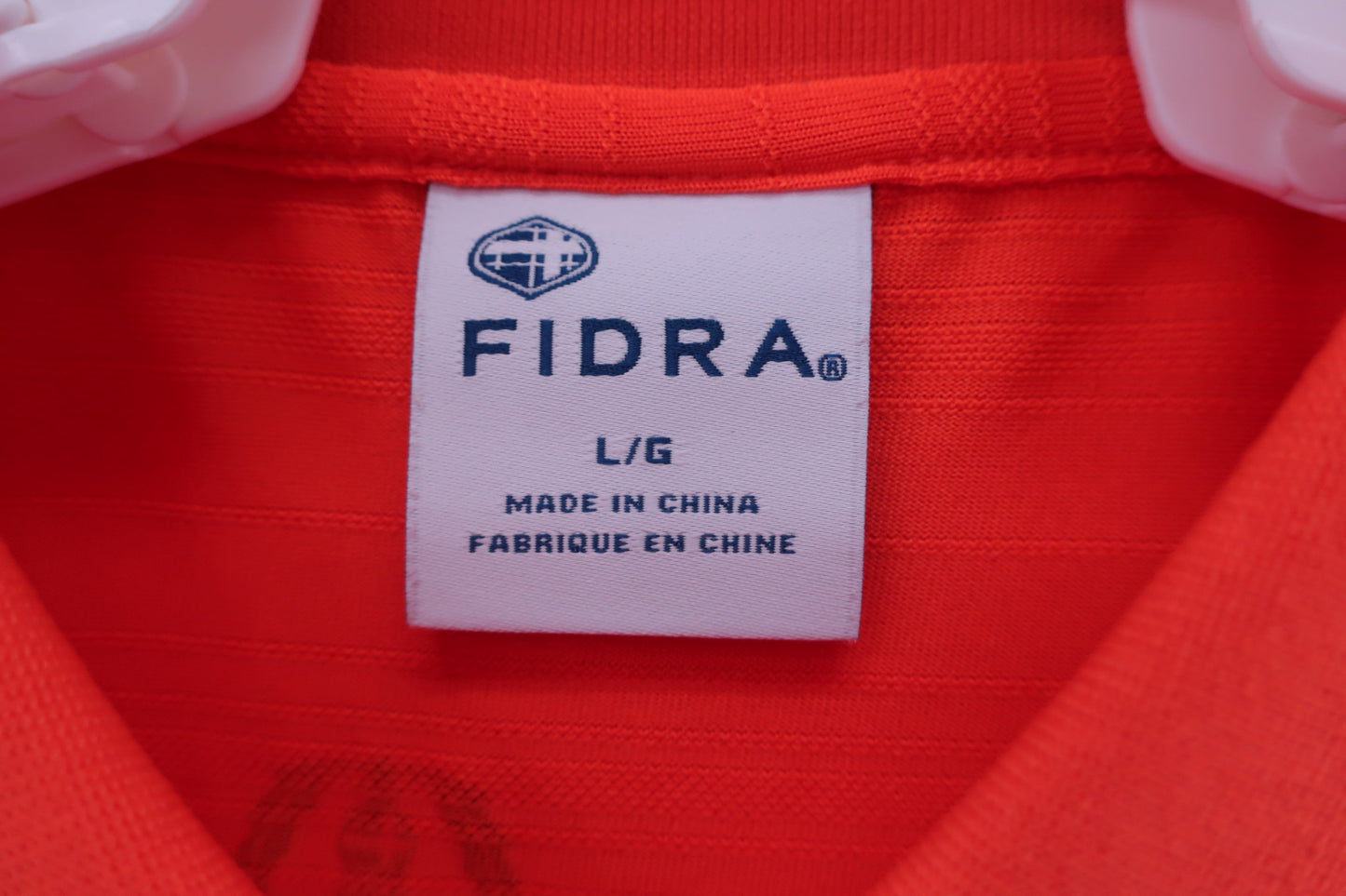 【美品】FIDRA(フィドラ) ポロシャツ 橙 レディース L R211259 ゴルフウェア 2310-0294 中古