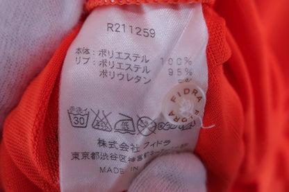 【美品】FIDRA(フィドラ) ポロシャツ 橙 レディース L R211259 ゴルフウェア 2310-0294 中古