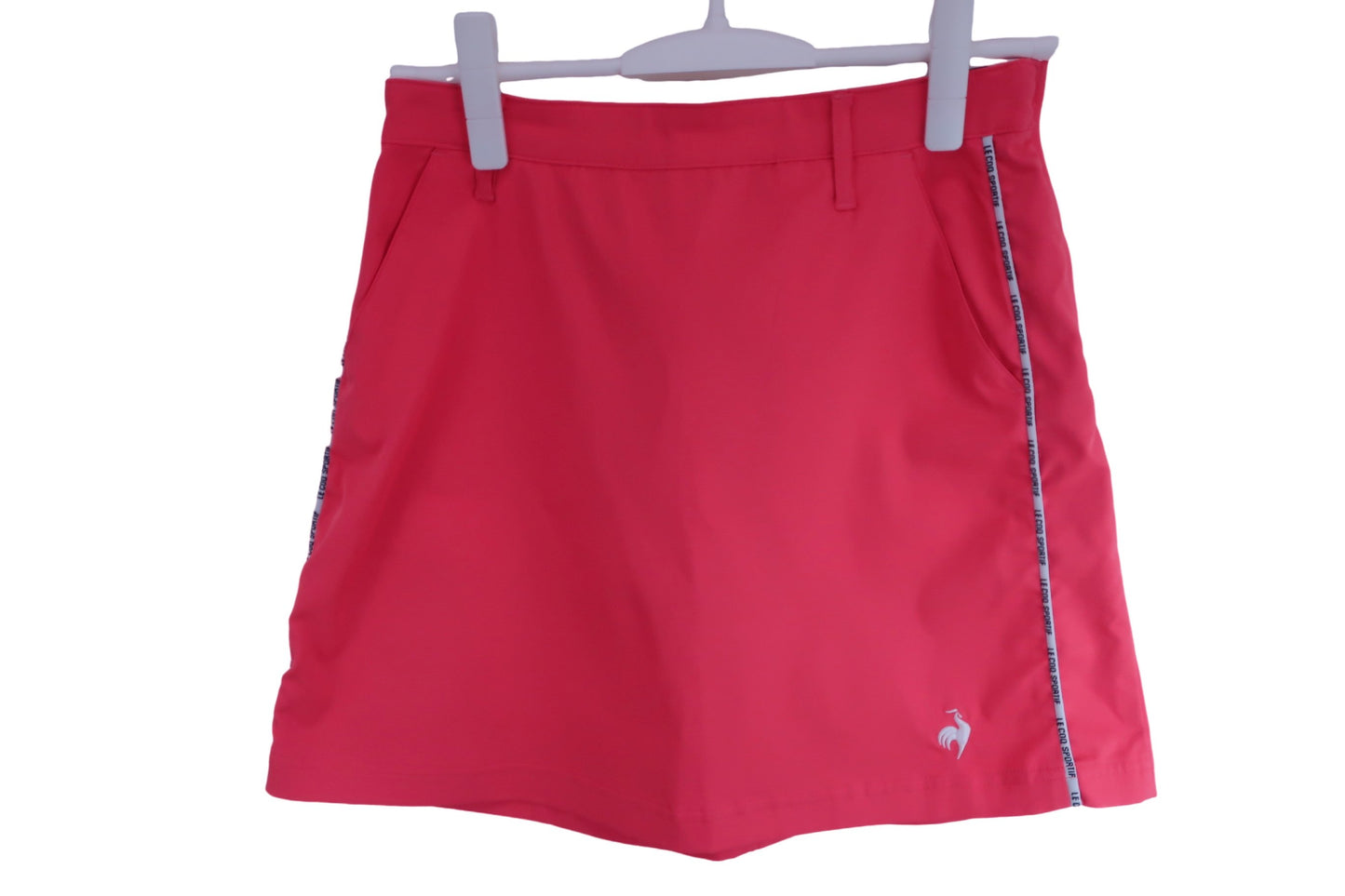 【美品】le coq sportif(ルコックスポルティフ) スカート サーモンピンク レディース 11 QGWTJE02 ゴルフウェア 2310-0297 中古