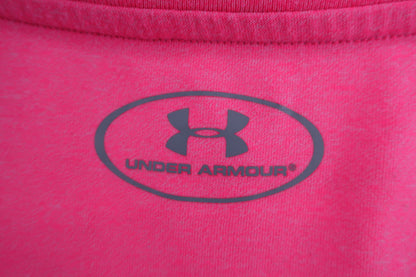 UNDER ARMOUR(アンダーアーマー) 半袖シャツ ピンク レディース LG B