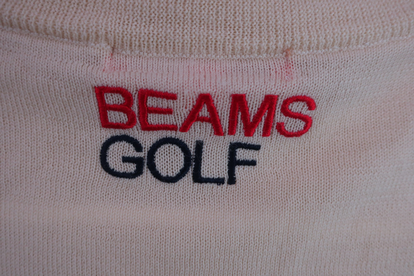 BEAMS GOLF(ビームスゴルフ) ジップアップセーター ベージュ レディース S B