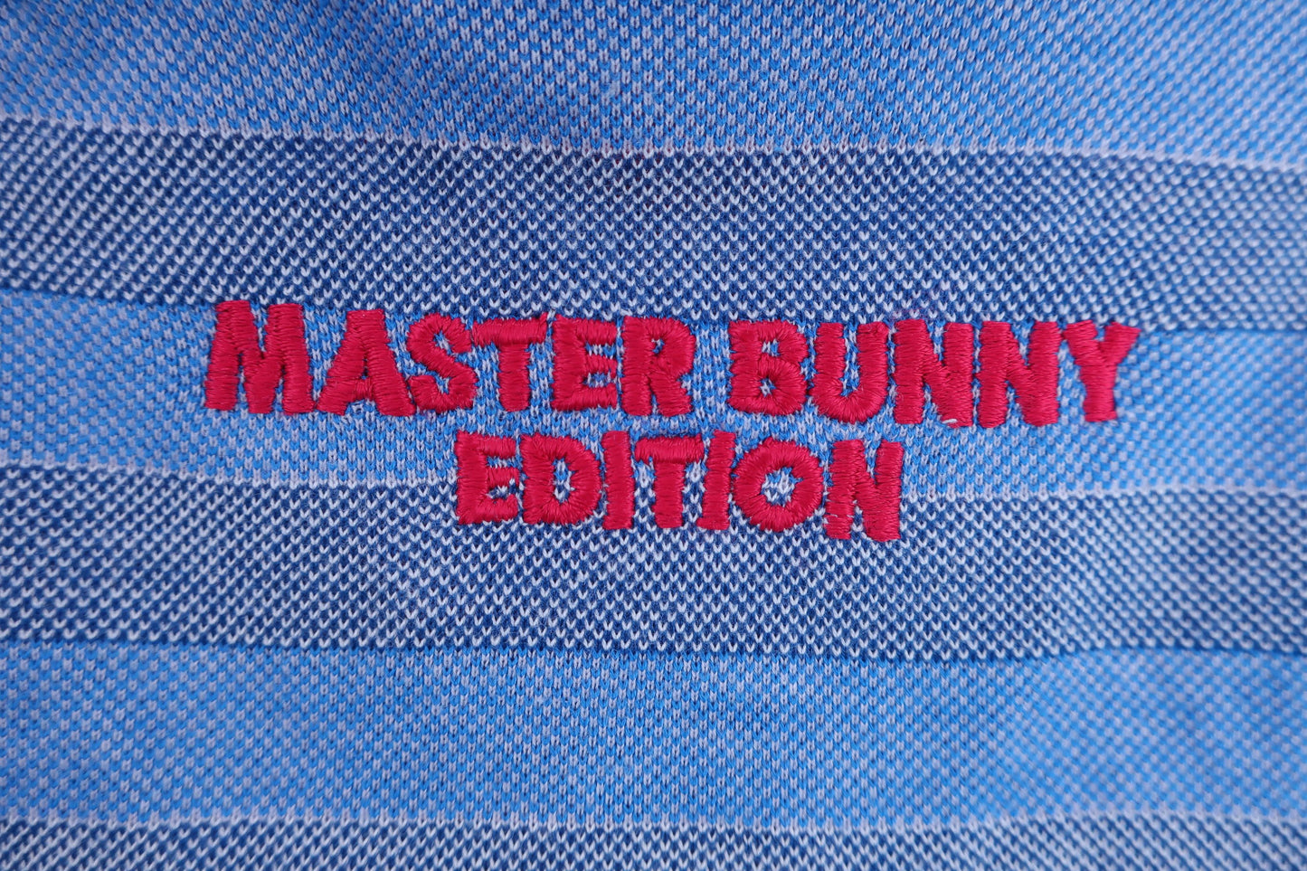 MASTER BUNNY EDITION(マスターバニーエディション) ポロシャツ 青系ボーダー レディース 0 159-260711 A