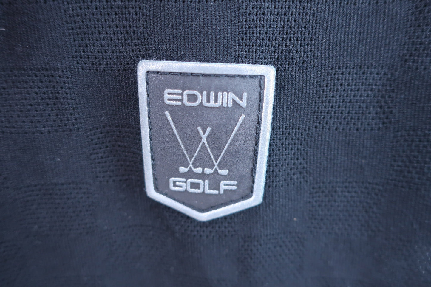 【美品】EDWIN GOLF(エドウィンゴルフ) ポロシャツ 黒 レディース S ゴルフウェア 2311-0109 中古