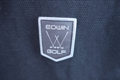 【美品】EDWIN GOLF(エドウィンゴルフ) ポロシャツ 黒 レディース S ゴルフウェア 2311-0109 中古