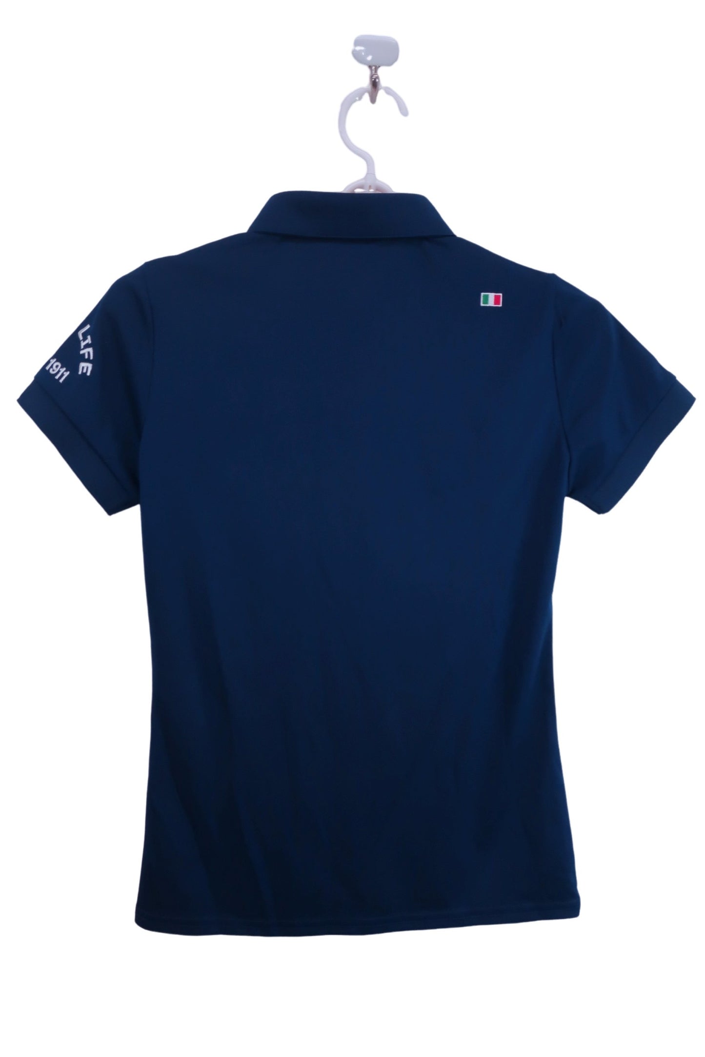 【美品】FILA GOLF(フィラゴルフ) ポロシャツ 紺 レディース M ゴルフウェア 2311-0137 中古