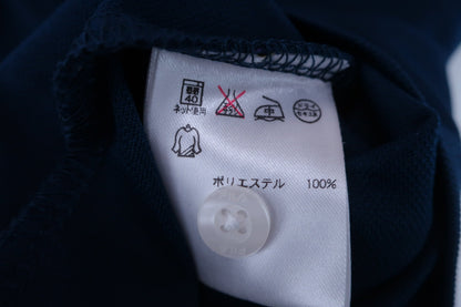 【美品】FILA GOLF(フィラゴルフ) ポロシャツ 紺 レディース M ゴルフウェア 2311-0137 中古