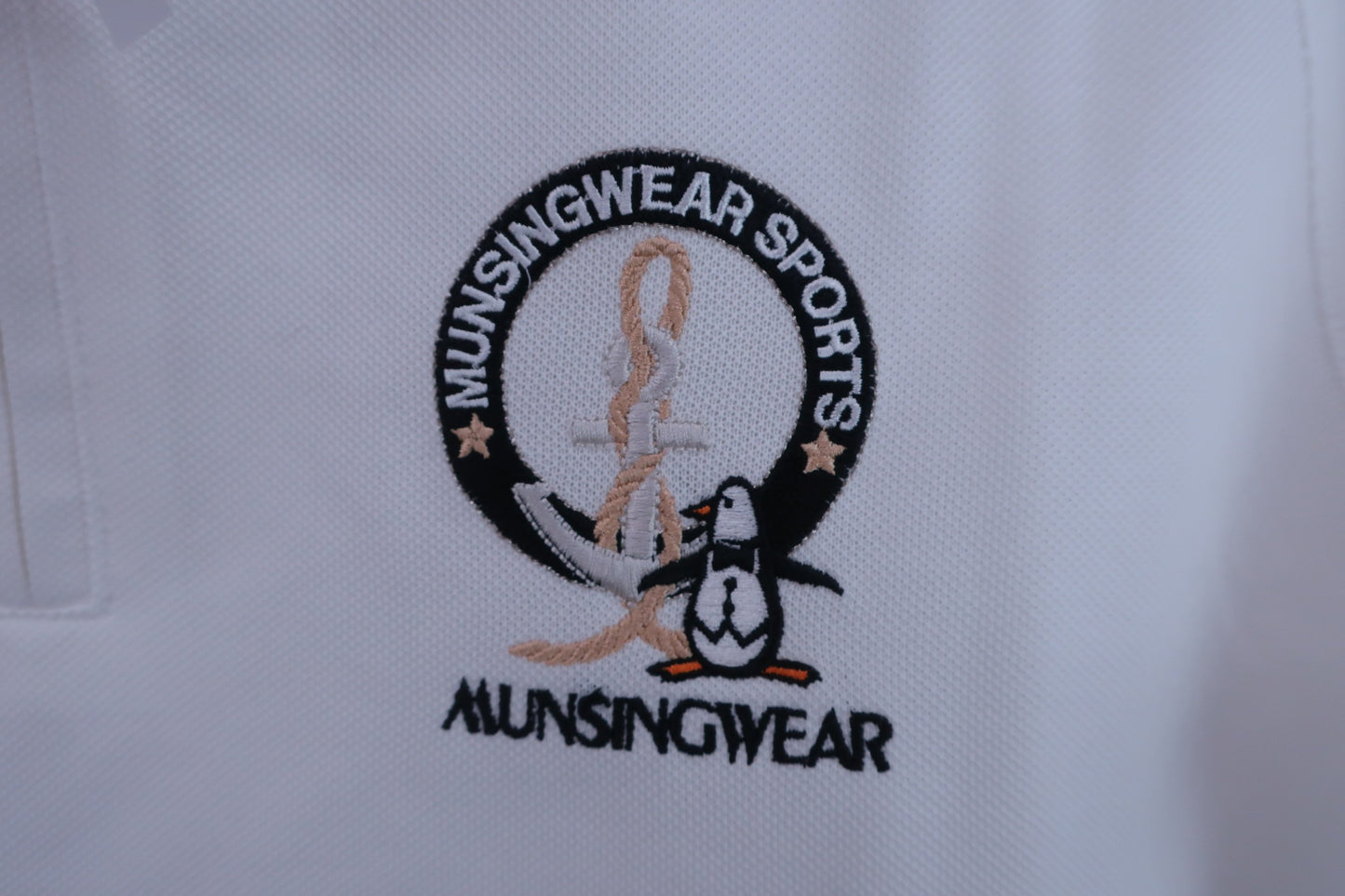 【美品】Munsingwear(マンシングウェア) ポロシャツ 白 レディース M ゴルフウェア 2311-0351 中古