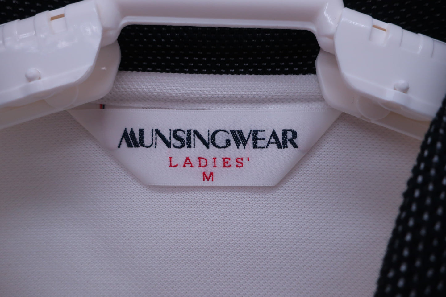 【美品】Munsingwear(マンシングウェア) ポロシャツ 白 レディース M ゴルフウェア 2311-0351 中古