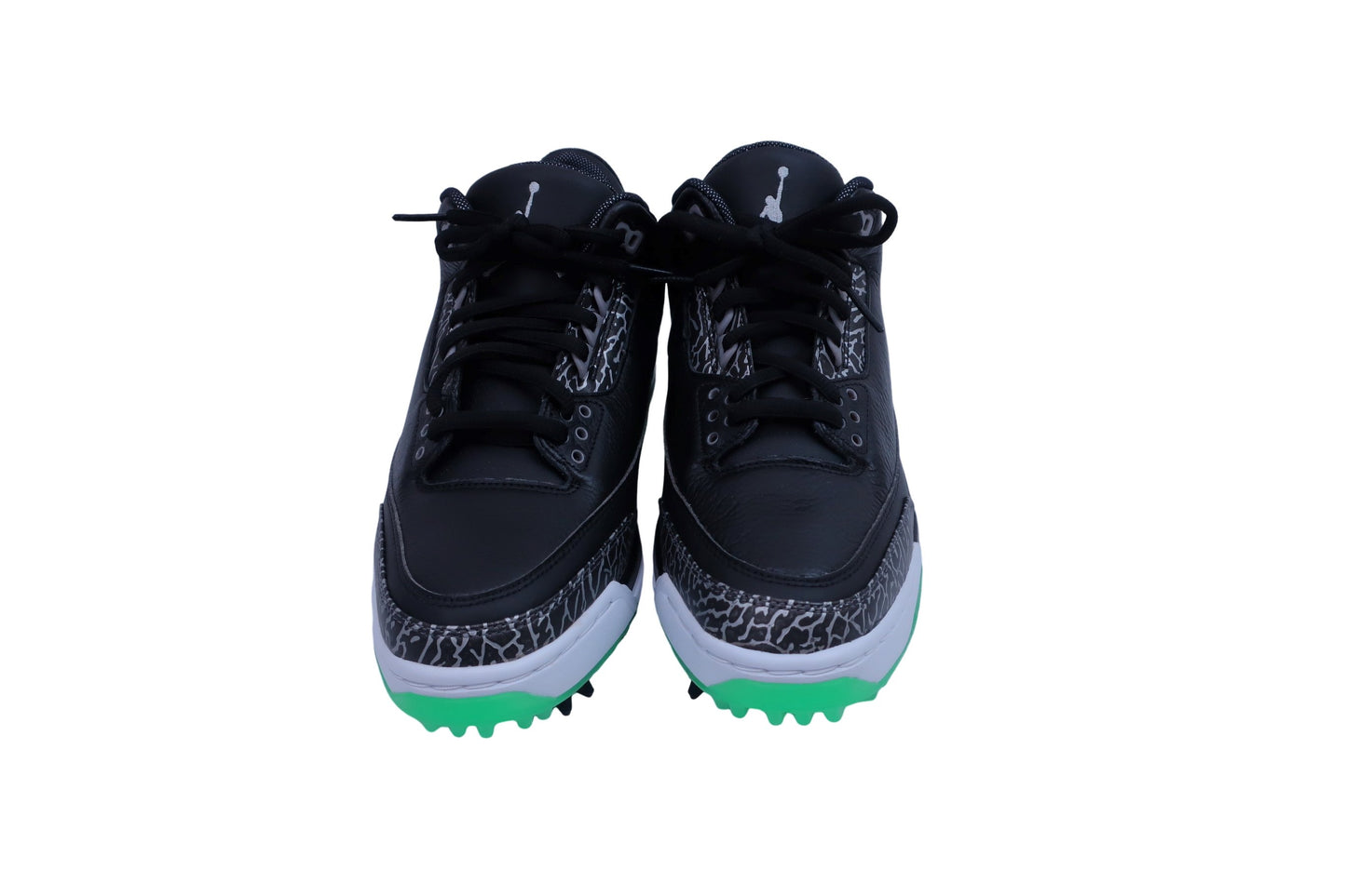 NIKE GOLF(ナイキゴルフ) エアジョーダン3 レトロ "ブラック グリーン グロー 黒 メンズ 27.0cm "Black Green Glow" N