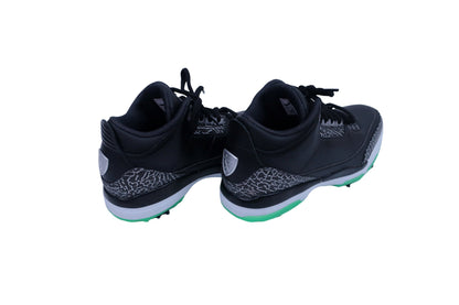 NIKE GOLF(ナイキゴルフ) エアジョーダン3 レトロ "ブラック グリーン グロー 黒 メンズ 27.0cm "Black Green Glow" N