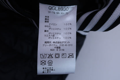 【美品】le coq sportif(ルコックスポルティフ) ダウンスカート 黒 レディース 7 ゴルフウェア 2312-0043 中古