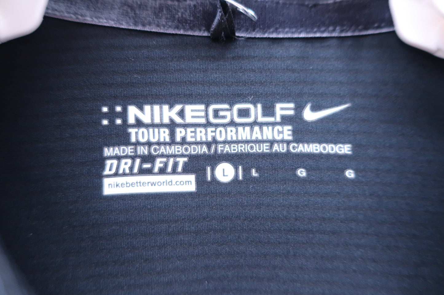 NIKE GOLF(ナイキゴルフ) 長袖ポロシャツ 黒 レディース L A