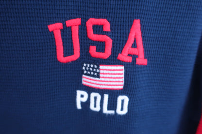 POLO Ralph Lauren セーター 紺赤 メンズ M A