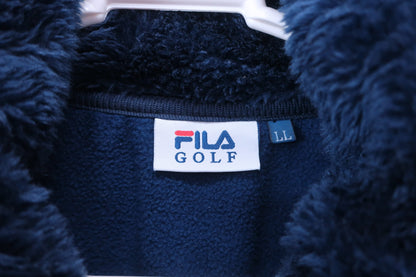 FILA GOLF(フィラゴルフ) ボアブルゾン 紺 レディース LL A