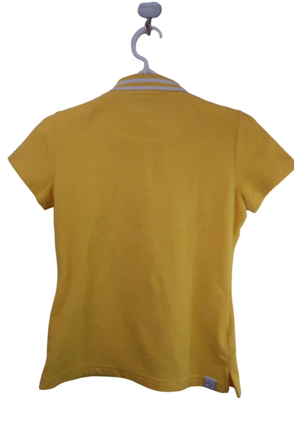 Callaway(キャロウェイ) タオルポロシャツ 黄色 レディース S ゴルフウェア 2312-0424 中古