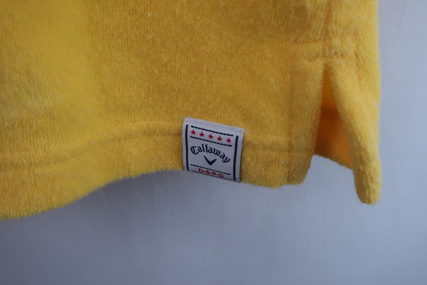 Callaway(キャロウェイ) タオルポロシャツ 黄色 レディース S ゴルフウェア 2312-0424 中古