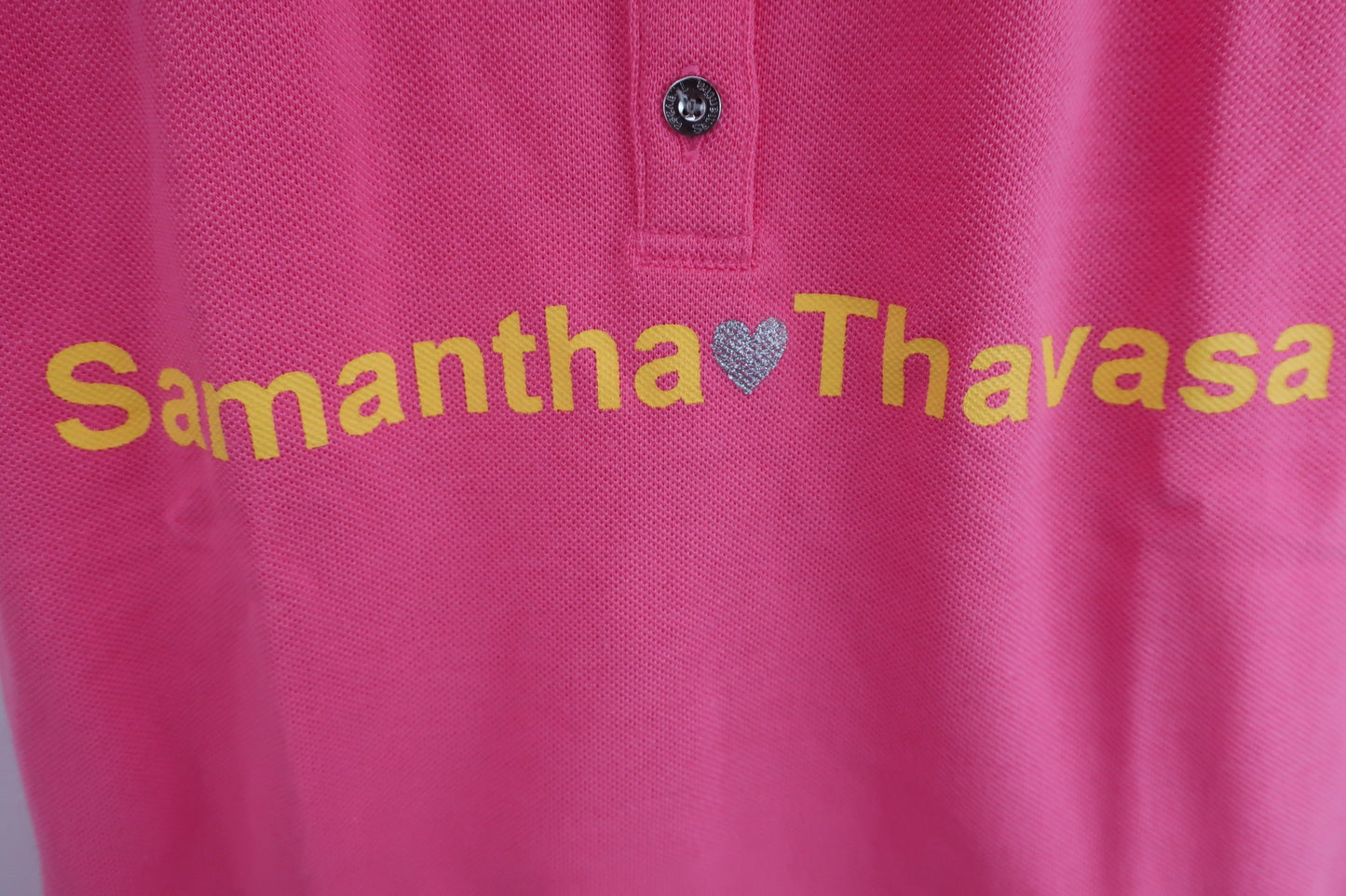 【美品】Samantha Thavasa(サマンサタバサ) ポロシャツ ピンク レディース M ゴルフウェア 2312-0440 中古